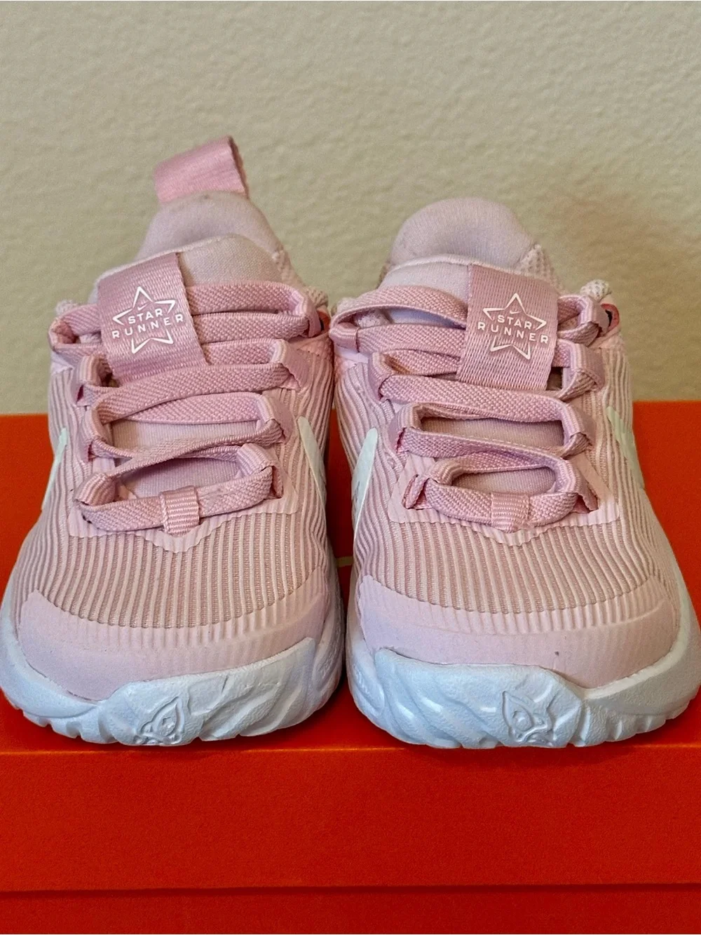 Nike Star Runner 4 Toddler Girls Shoes 5c Pink Foam Summit White